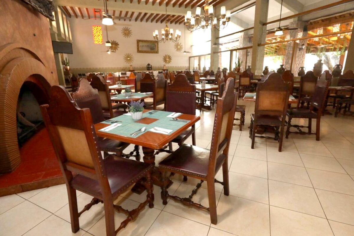 Restaurante, Hotel Real de Minas Tradicional, Hotel en Santiago de Querétaro