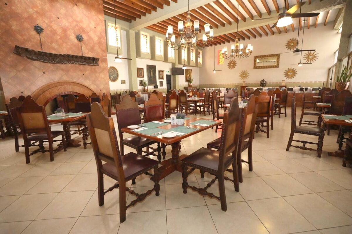 Restaurante, Hotel Real de Minas Tradicional, Hotel en Santiago de Querétaro