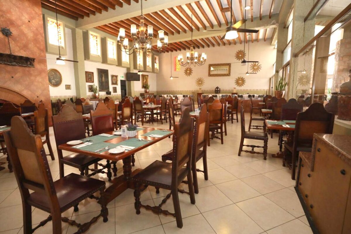 Restaurante, Hotel Real de Minas Tradicional, Hotel en Santiago de Querétaro
